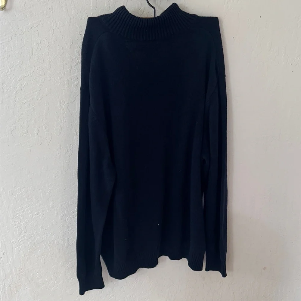 US Polo ASSN 1/4 Zip Pullover Long Sleeve Blue Red Striped Sweater Mens XXL